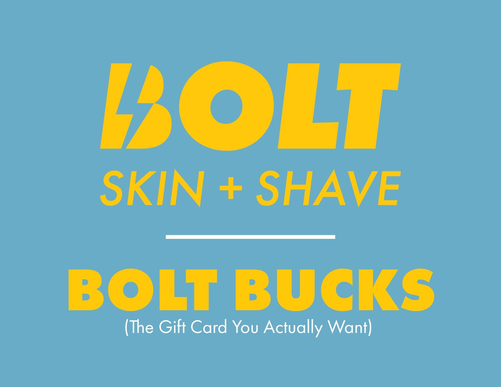 BOLT BUCKS Gift Card